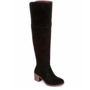 Lucky Brand Black over the knee boot